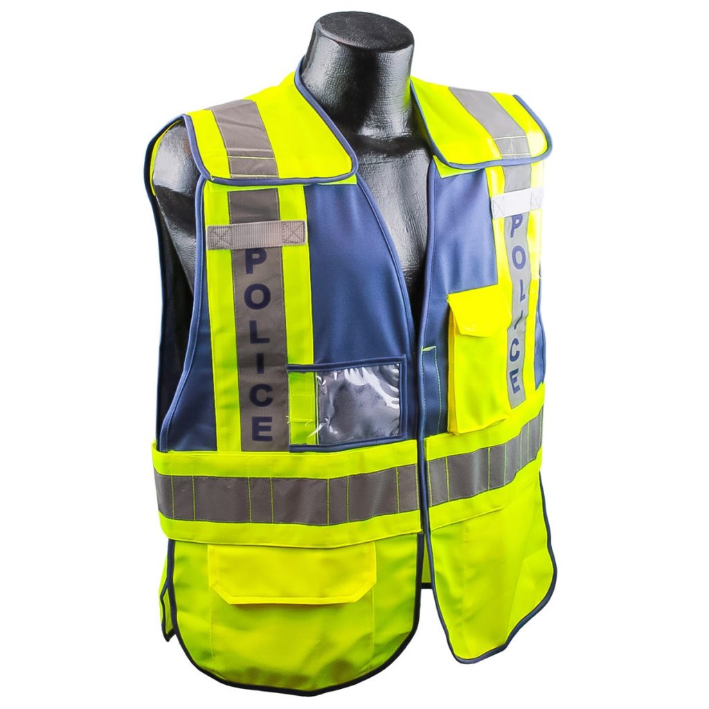 Police Safety Vest 3XL/4XL GlobalTech PSE