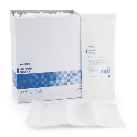 Abdominal Pad Sterile 8 X 10 (24 Pack) - GlobalTech PSE