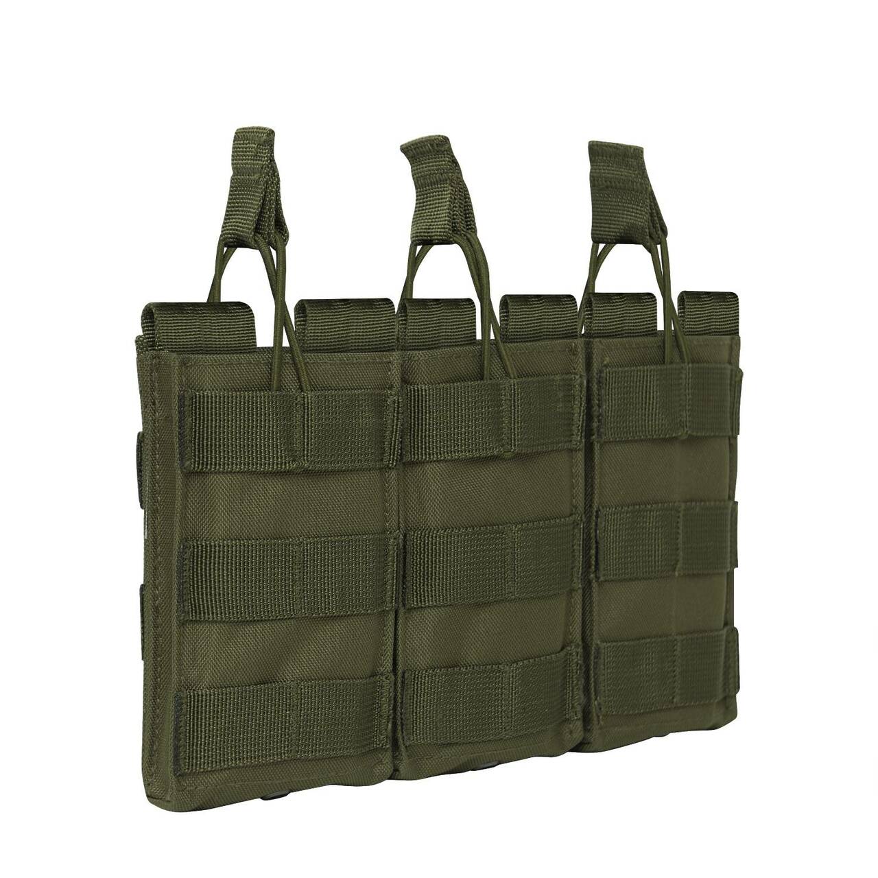 MOLLE Open Top Triple Mag Pouch - OD Green - GlobalTech PSE